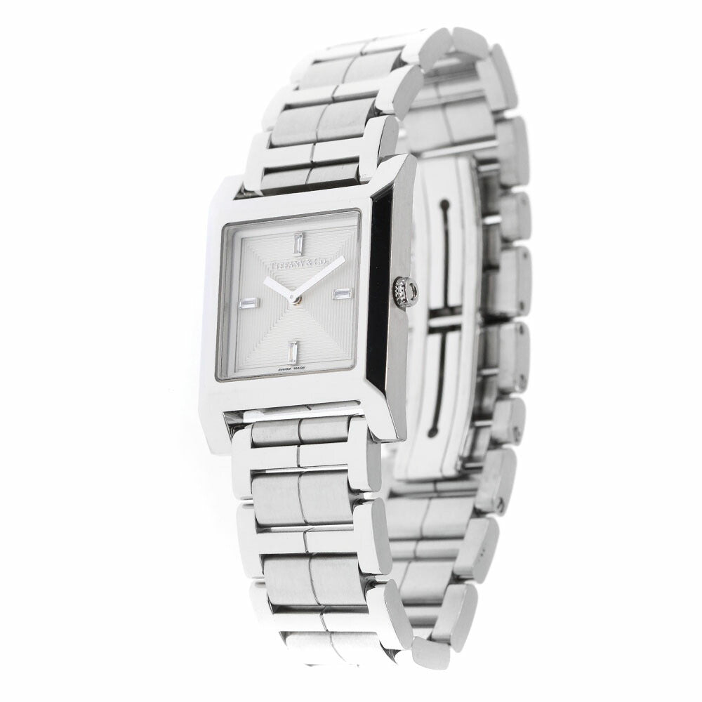 TIFFANY&Co. 67460413 1837 Makers 22mm Square Quartz Watch for Women - Excellent Condition