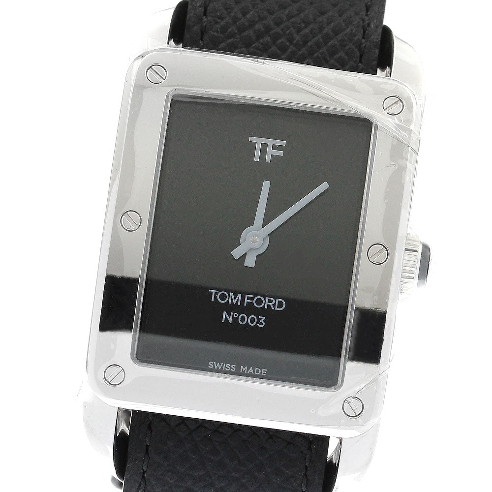 TOM FORD TFT003001 N.003 Quartz Men's Watch Unused with Box and Warranty Card