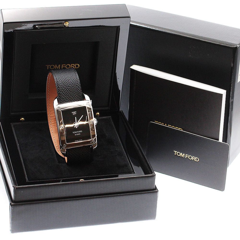 TOM FORD TFT003001 N.003 Quartz Men's Watch Unused with Box and Warranty Card