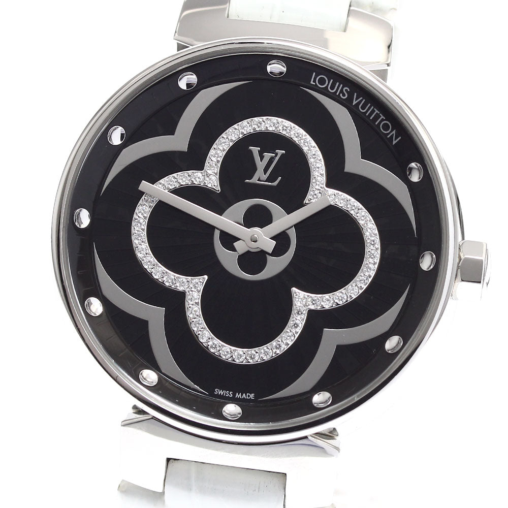LOUIS VUITTON QA020 Tambour Moon Divine Diamond Quartz Women's Watch