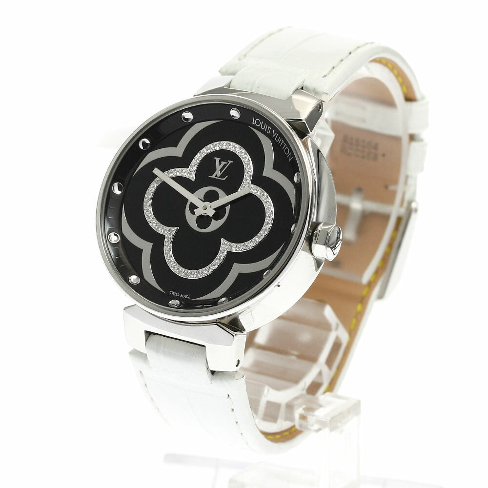 LOUIS VUITTON QA020 Tambour Moon Divine Diamond Quartz Women's Watch