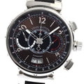 LOUIS VUITTON Q102A Tambour Voyage Chronograph Limited Edition of 688 Pieces Worldwide Automatic Winding Men's Watch with Warranty Card