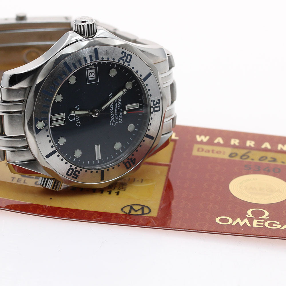OMEGA 2260.80 Seamaster 300 Date Quartz Boys' Watch with Warranty