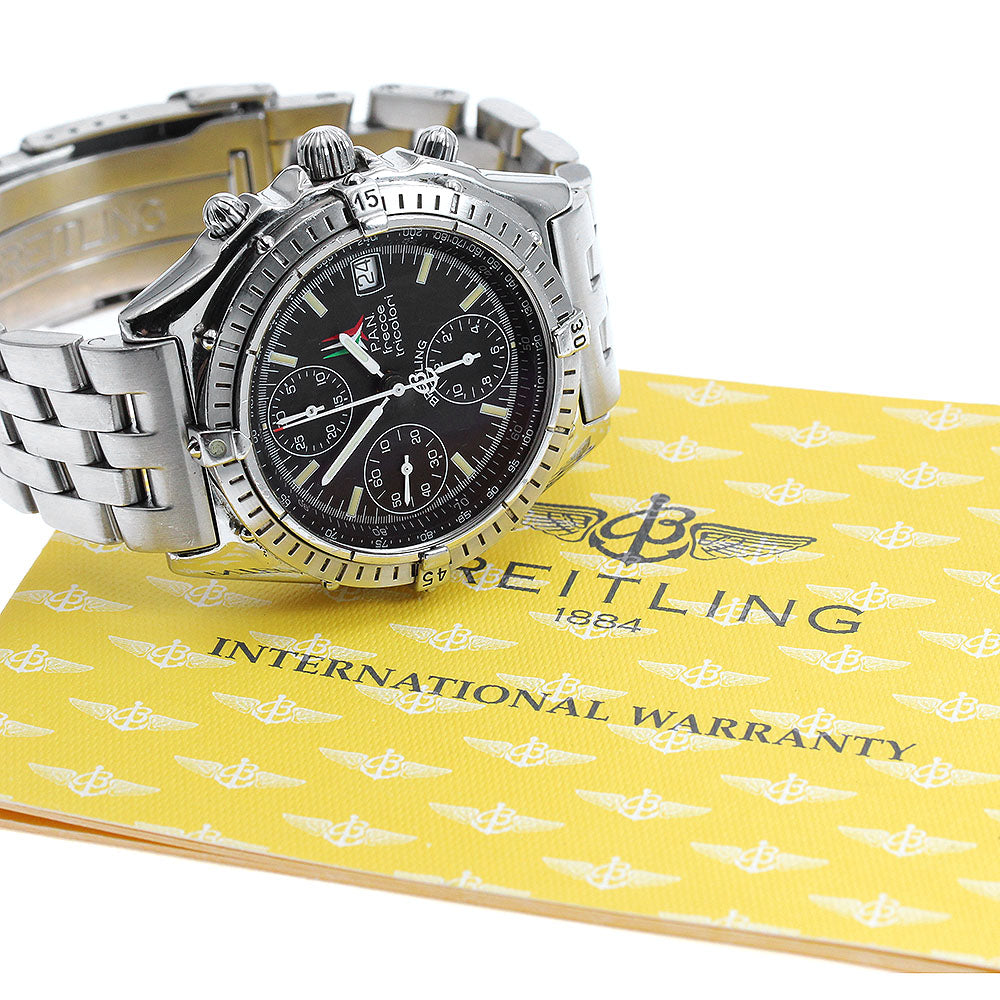 BREITLING A13050.1 Chronomat Frecce Tricolori Limited Edition (4000 pieces) Chronograph Automatic Men's Watch with Warranty Card
