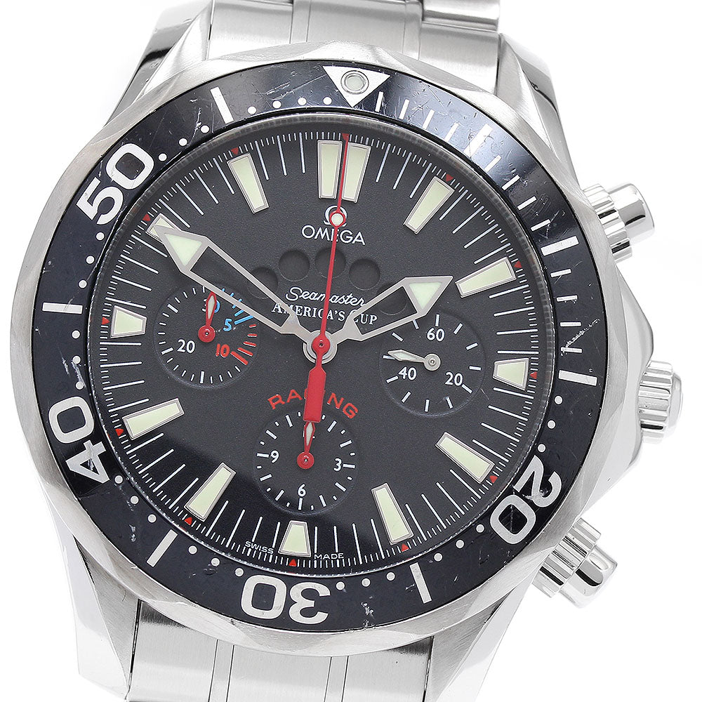 OMEGA 2569.50 Seamaster America's Cup Chronograph Racing Automatic Men's Watch with Warranty