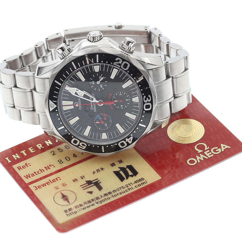 OMEGA 2569.50 Seamaster America's Cup Chronograph Racing Automatic Men's Watch with Warranty