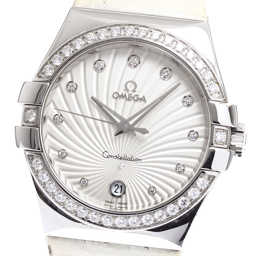 OMEGA 123.18.35.60.52.001 Constellation 11P Diamond Diamond Bezel Quartz Ladies