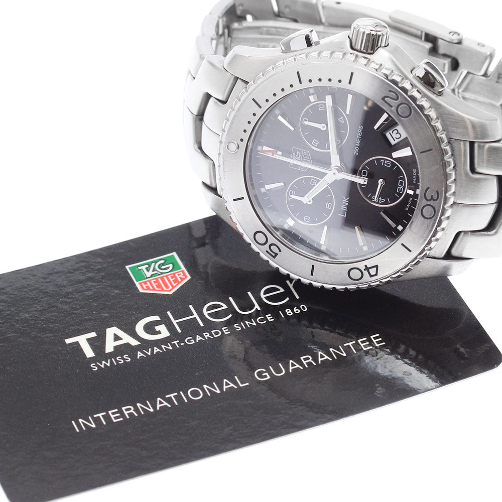 TAG Heuer CJ1110.BA0576 Link Chronograph Quartz Men's Watch with Warranty