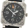 Bell & Ross BR0393-GMT-ST/SCA GMT Date Automatic Men's Watch with Warranty
