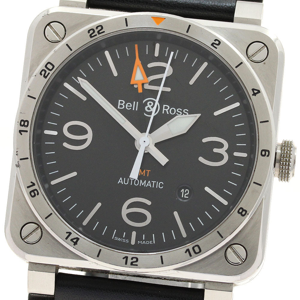 Bell & Ross BR0393-GMT-ST/SCA GMT Date Automatic Men's Watch with Warranty