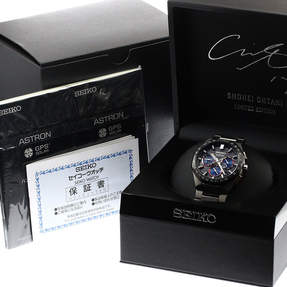 SEIKO SBXC141/5X53-0CF0 Astron Nextar Shohei Ohtani 2023 Chronograph Solar Radio Controlled Men's Watch (with box and warranty)