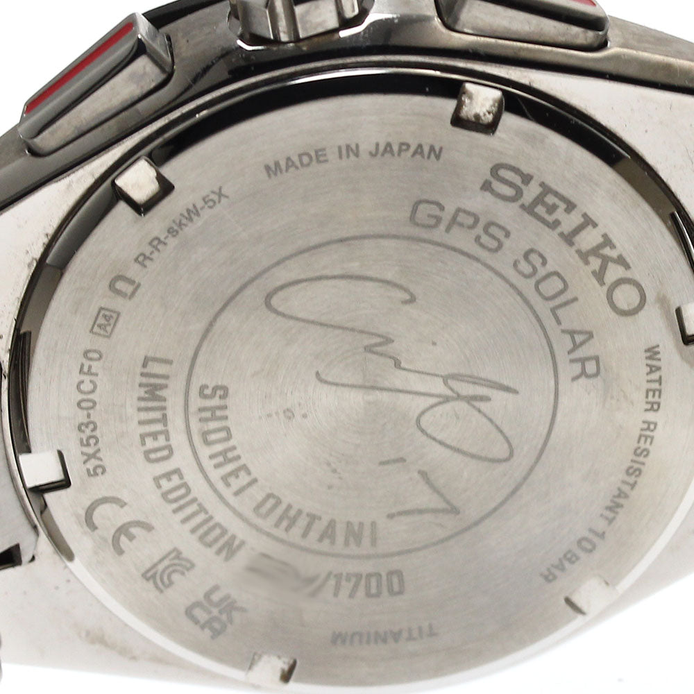 SEIKO SBXC141/5X53-0CF0 Astron Nextar Shohei Ohtani 2023 Chronograph Solar Radio Controlled Men's Watch (with box and warranty)