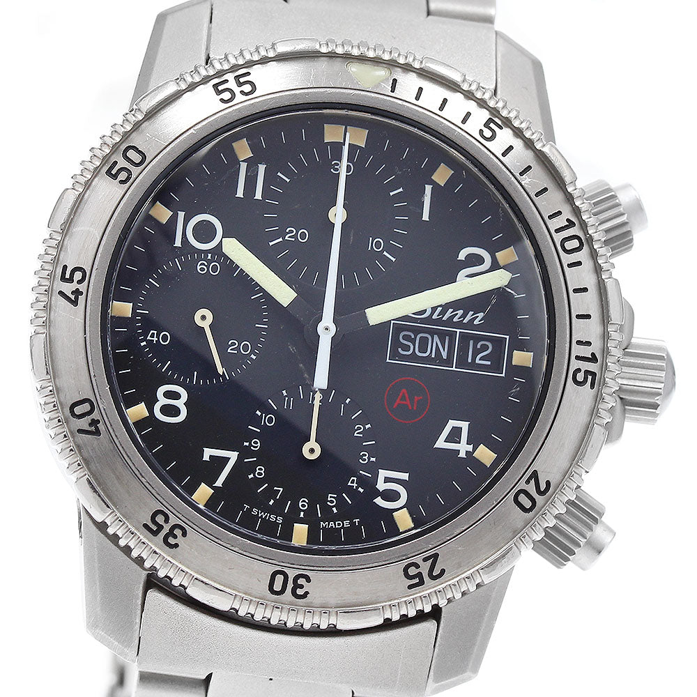 Sinn 203.TI Day-Date Automatic Men's Watch with Box and Warranty.
