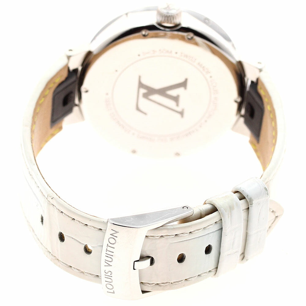 LOUIS VUITTON QA108 Tambour Moon Dual Time MM Quartz Women's Watch (with box and warranty)
