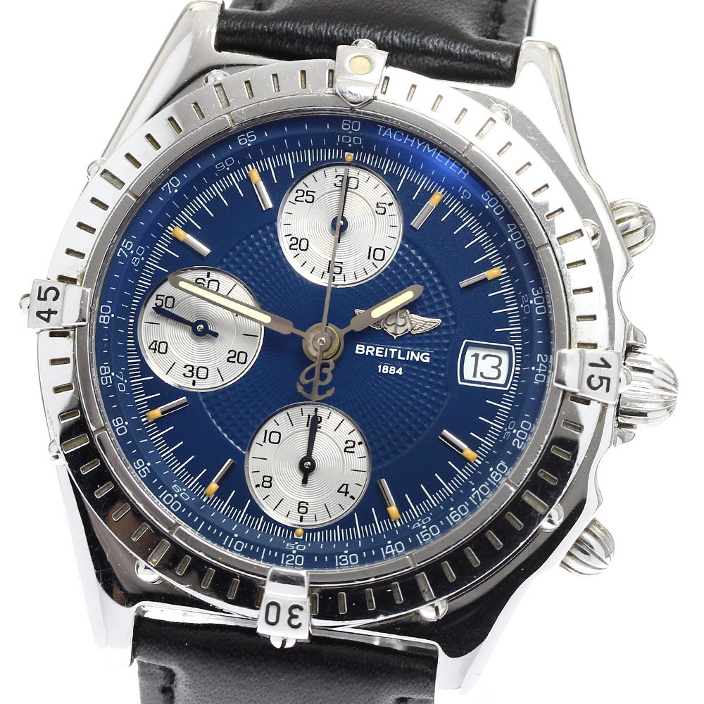 BREITLING A13050.1 Chronomat Date Chronograph Automatic Men's Watch with Warranty