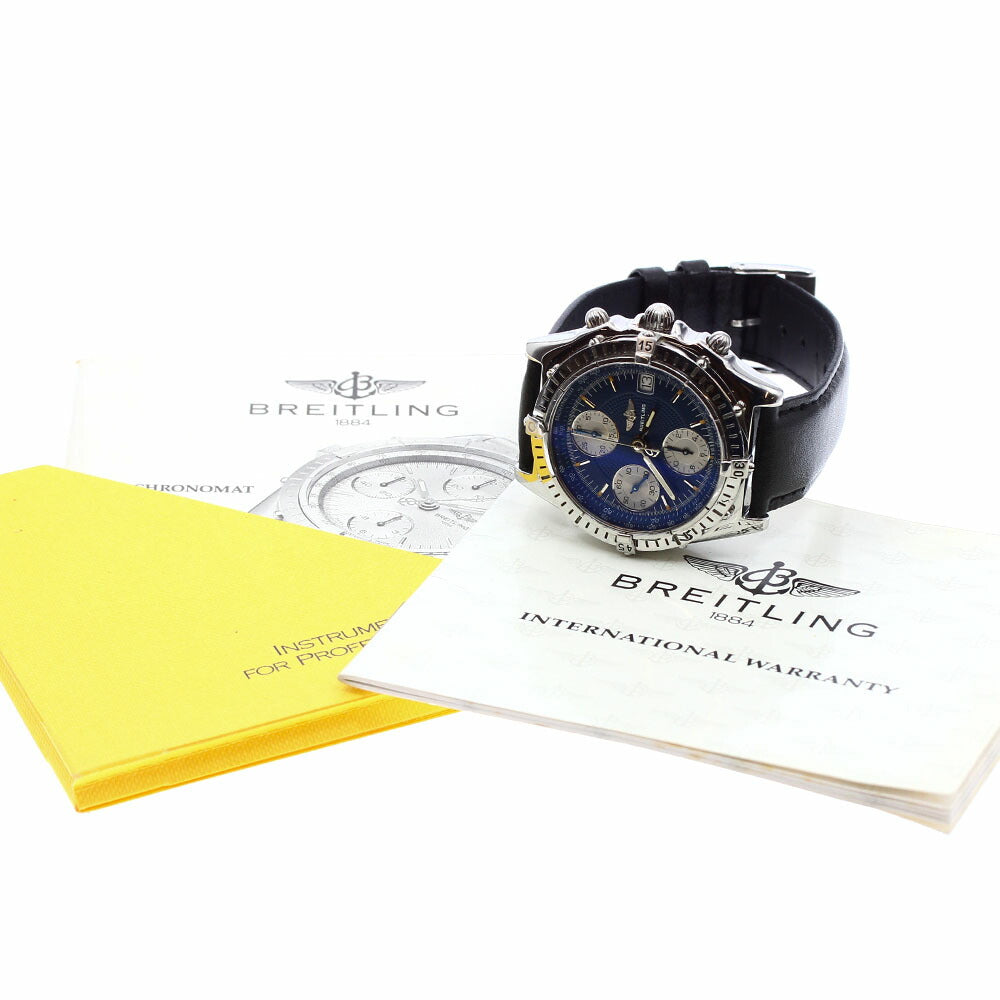 BREITLING A13050.1 Chronomat Date Chronograph Automatic Men's Watch with Warranty