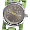 LOUIS VUITTON Q1212 Tambour Date Quartz Ladies Watch with Warranty