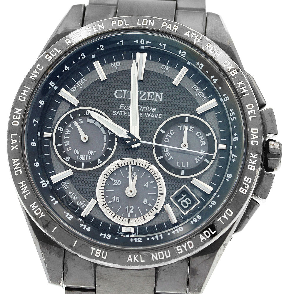 CITIZEN CC9017-59E/F900-T021557 Attesa Satellite Wave Date Solar Radio Controlled Men's Watch (with box and warranty)