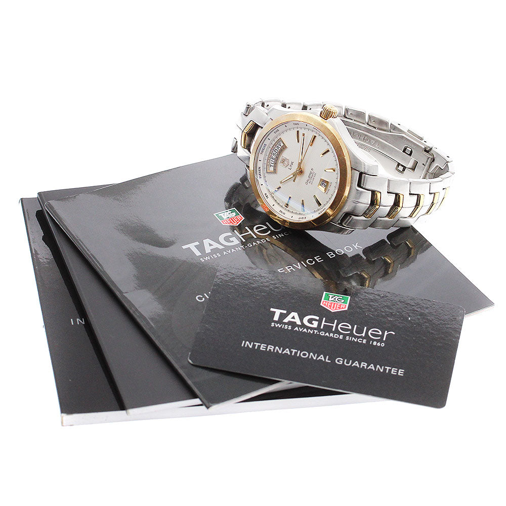 TAG Heuer WJF2050.BB0593 Link Caliber 5 Day-Date Automatic Men's Watch with Warranty