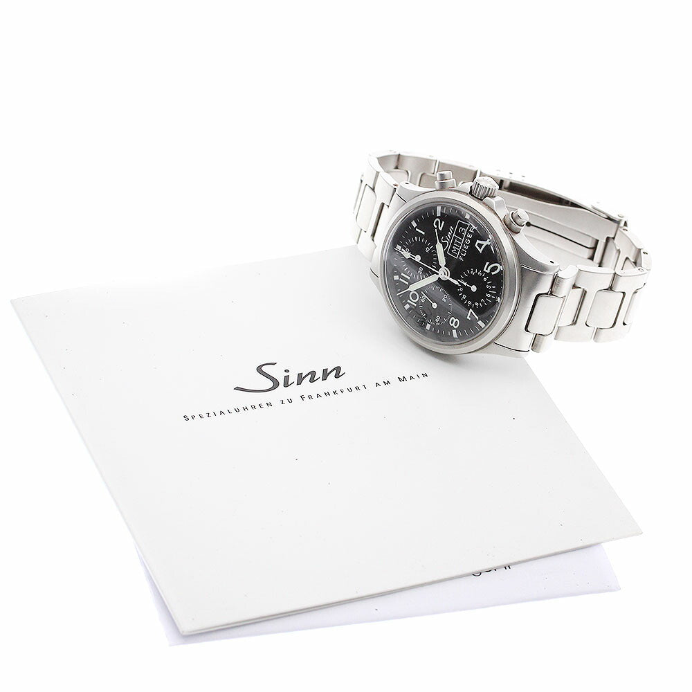 Sinn 356 Flieger Chronograph Day-Date Automatic Men's Watch with Warranty