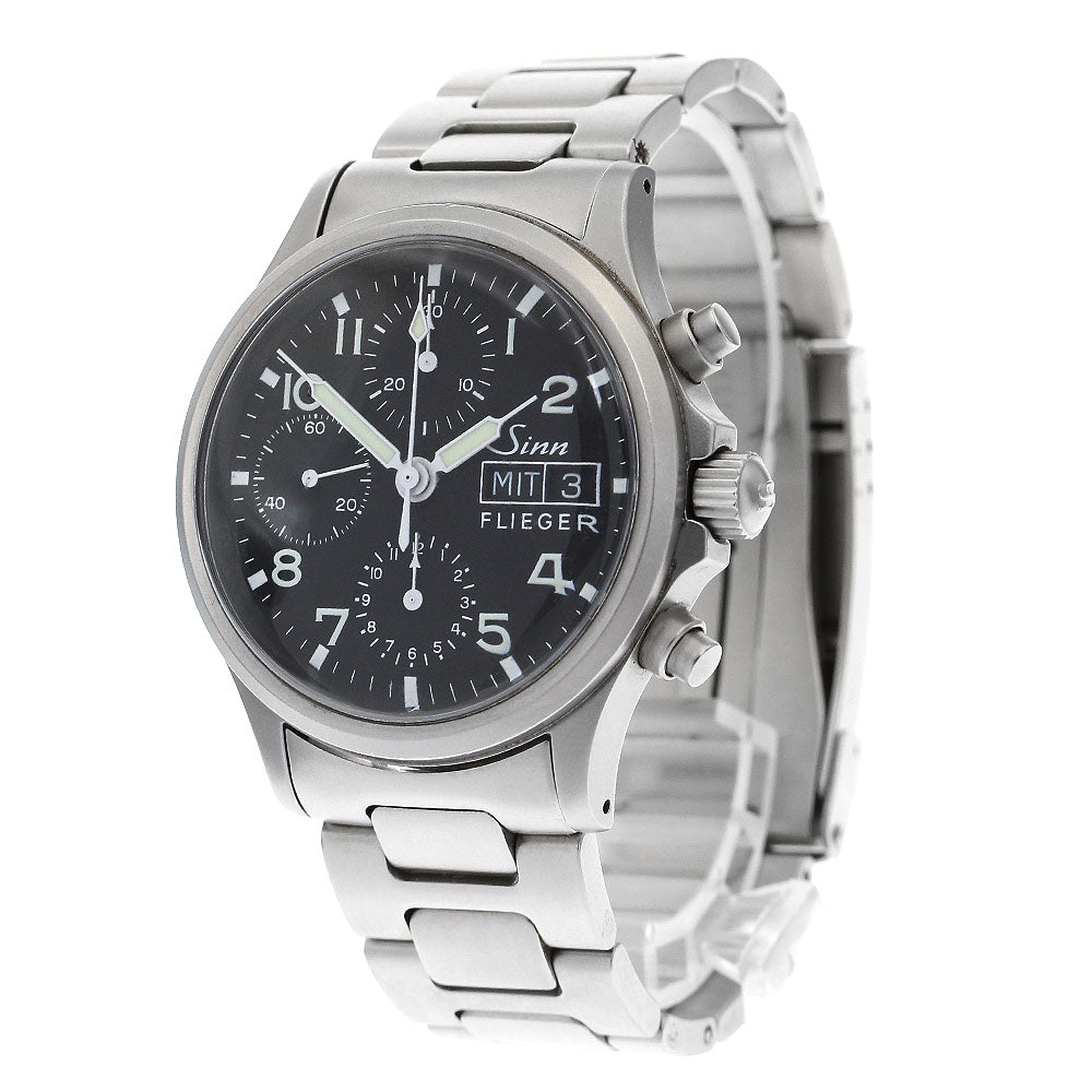 Sinn 356 Flieger Chronograph Day-Date Automatic Men's Watch with Warranty