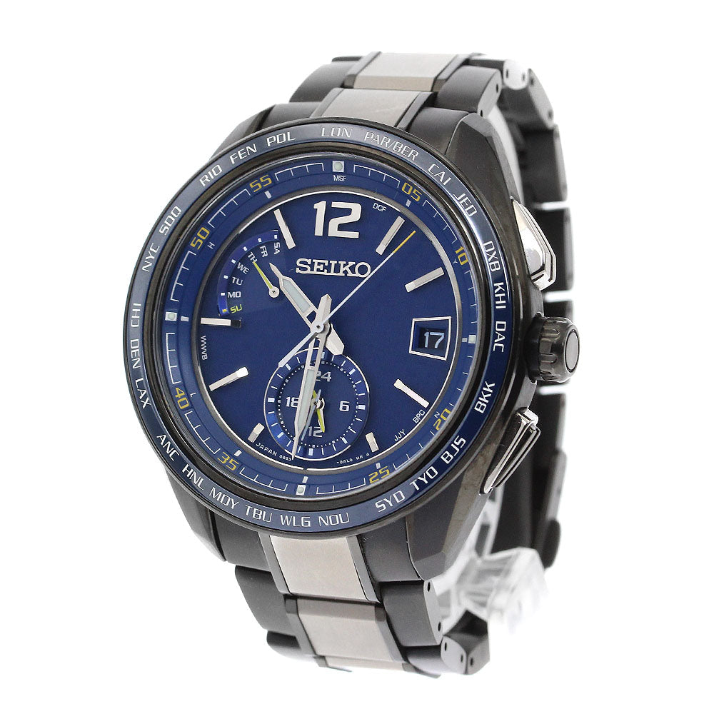 SEIKO SAGA265/8B63-0AS0 Brightz Flight Expert Day Date Solar Radio Controlled Men's Watch