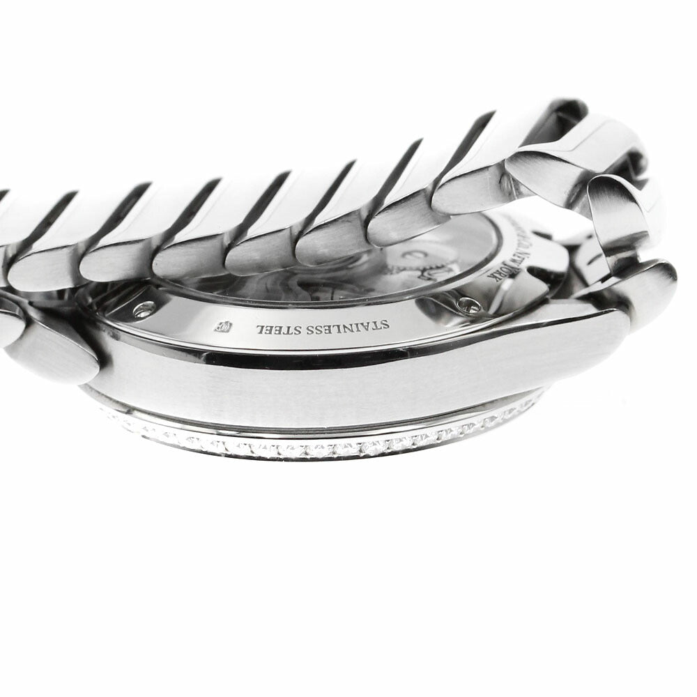 TIFFANY&Co. 60875006 Metro 3-Hand Diamond Bezel Automatic Women's Watch with Warranty Card