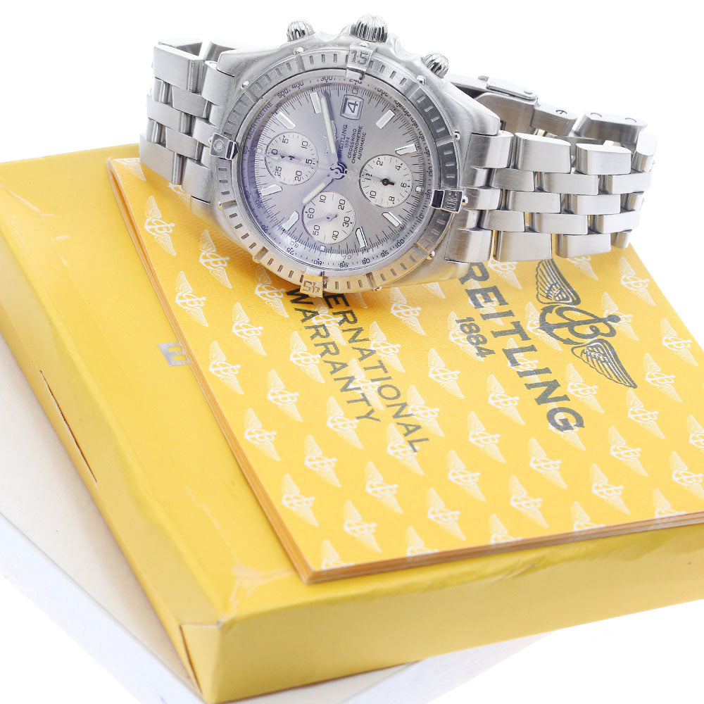 BREITLING A13355 Crosswind Chronograph Automatic Men's Watch with Warranty