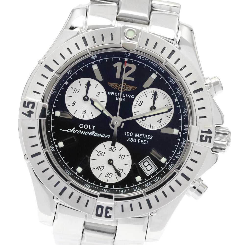 BREITLING A53350 Colt Chrono Ocean Date Quartz Men's Watch Excellent Condition with Warranty.