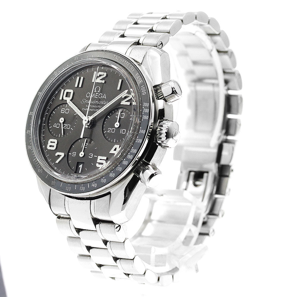 OMEGA 324.30.38.40.06.001 Speedmaster Date Chronograph Automatic Ladies' Watch (Good Condition)