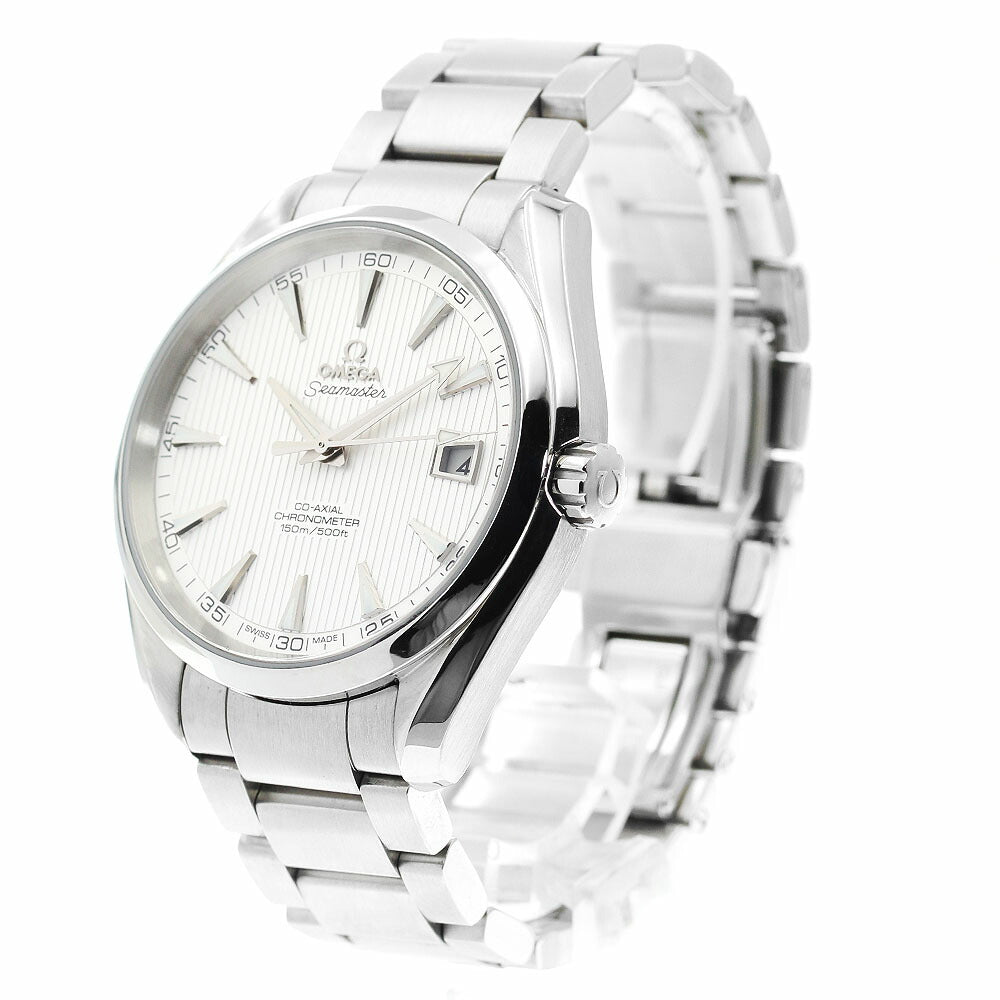 OMEGA 231.10.42.21.02.001 Seamaster Aqua Terra Date Co-Axial Automatic Men's Watch with Warranty Card