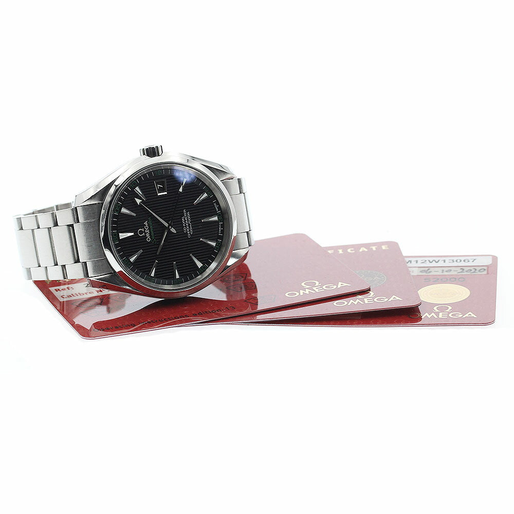 OMEGA 231.10.42.21.01.001 Seamaster Aqua Terra Co-Axial Automatic Men's Watch with Warranty Card