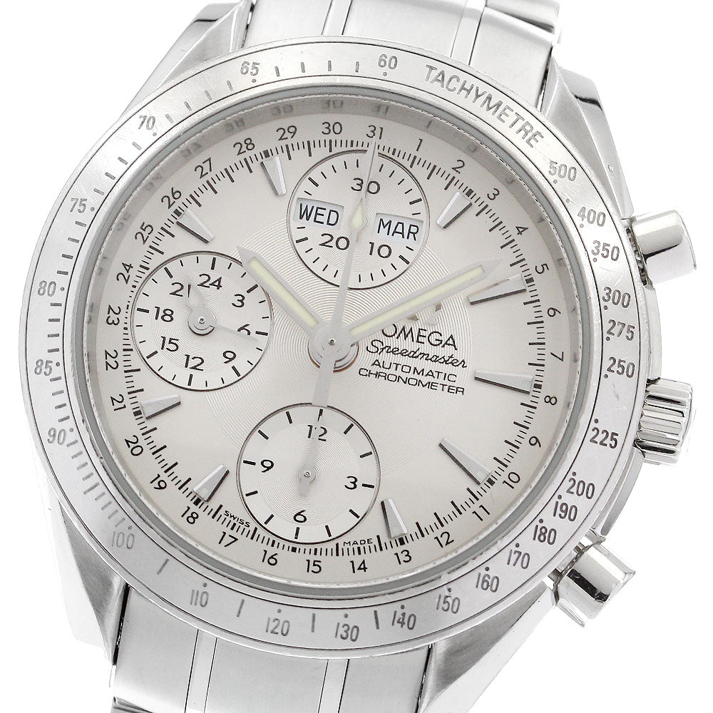 OMEGA 3221.30 Speedmaster Triple Calendar Chronograph Automatic Men's Watch with Warranty Card