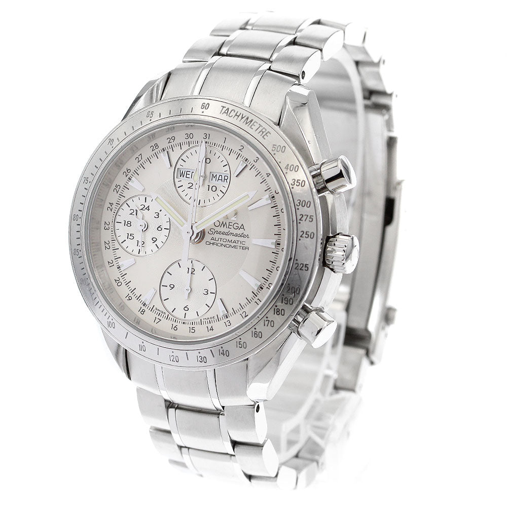 OMEGA 3221.30 Speedmaster Triple Calendar Chronograph Automatic Men's Watch with Warranty Card
