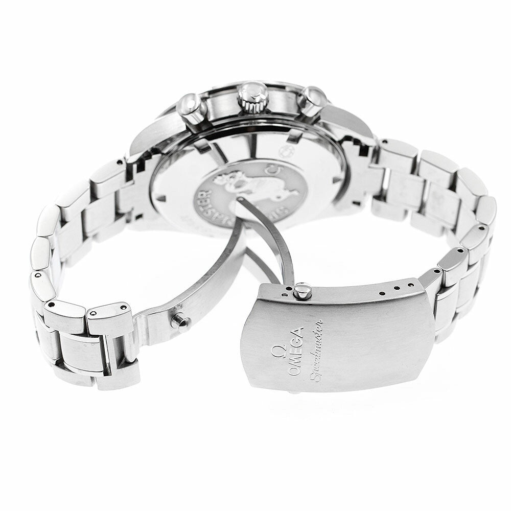 OMEGA 3221.30 Speedmaster Triple Calendar Chronograph Automatic Men's Watch with Warranty Card