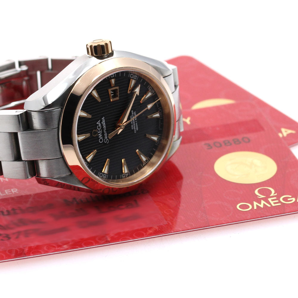 OMEGA 231.20.34.20.01.003 Seamaster Aqua Terra Co-Axial Automatic Ladies' Watch Excellent Condition with Warranty.