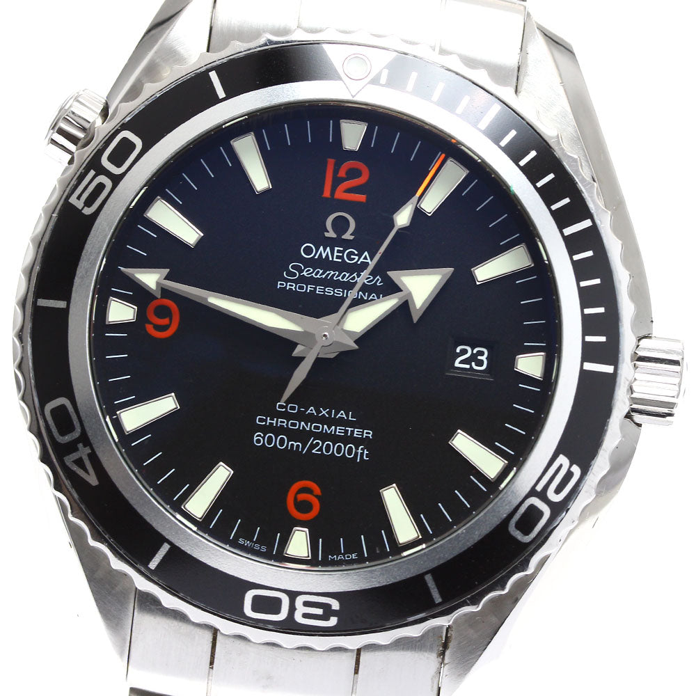 OMEGA 2200.51 Seamaster Planet Ocean Date Co-Axial Automatic Men's Watch with Warranty