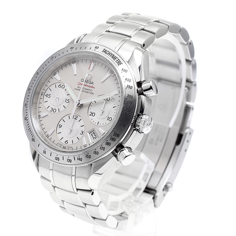 OMEGA 323.10.40.40.02.001 Speedmaster Date Chronograph Automatic Men's Watch with Warranty Card