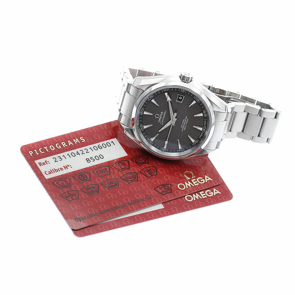 OMEGA 231.10.42.21.06.001 Seamaster Aqua Terra 150M Date Automatic Men's Watch Excellent Condition with Warranty.