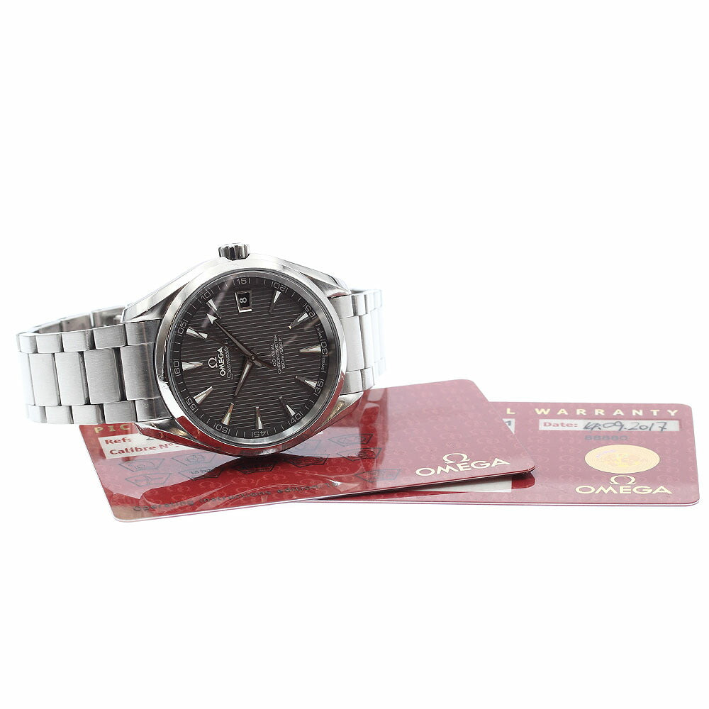 OMEGA 231.10.42.21.06.001 Seamaster Aqua Terra 150M Date Automatic Men's Watch with Warranty Card