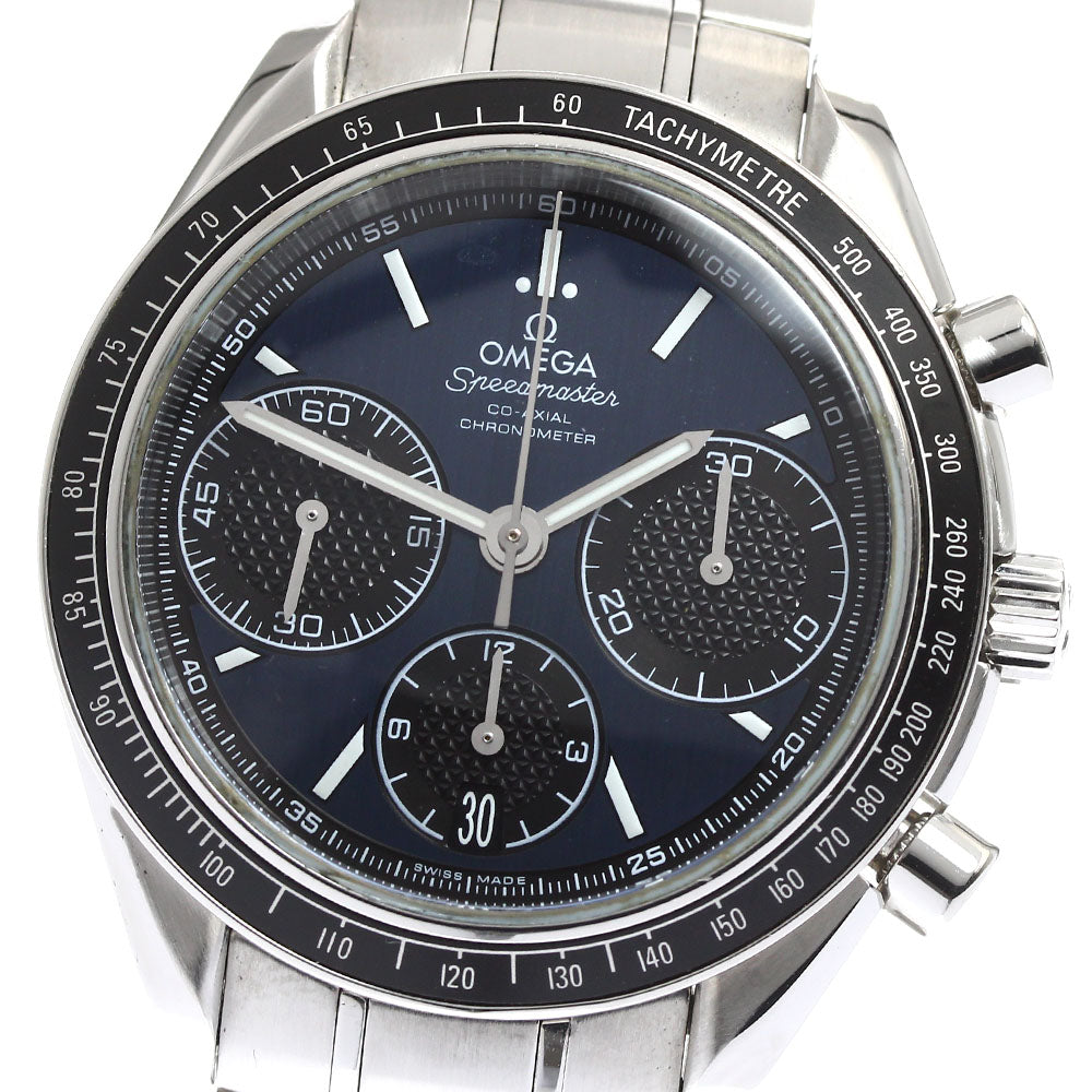 OMEGA 326.30.40.50.03.001 Speedmaster Racing Chronograph Date Automatic Men's Watch with Warranty Card