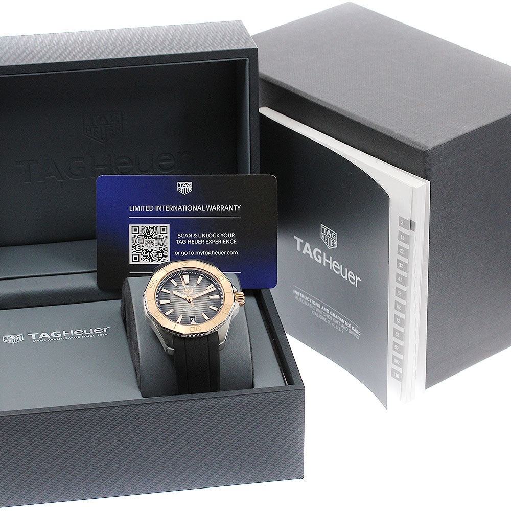 TAG Heuer WBP2151-0 Aquaracer Professional 200 RG Bezel Automatic Men's Watch with Box and Warranty