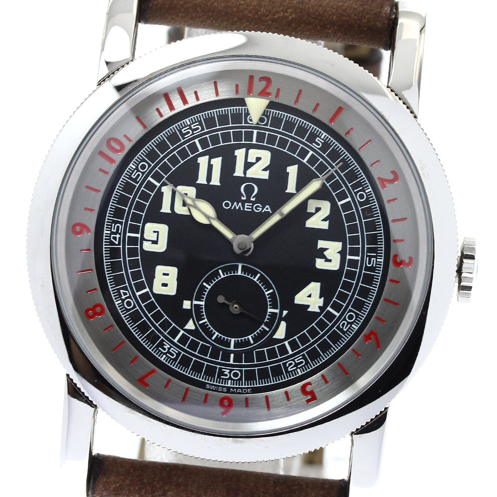 OMEGA 5700.50.07 Museum Collection Pilot's Watch Limited Edition of 4938 Pieces Worldwide Manual Winding Men's Watch with Box and Warranty.