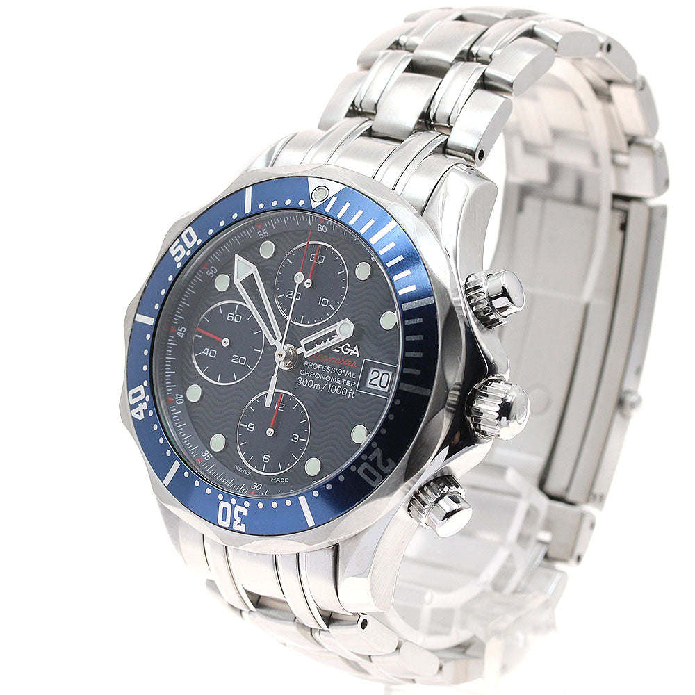 OMEGA 2225.80 Seamaster 300 Date Chronograph Automatic Men's Watch (Good Condition)