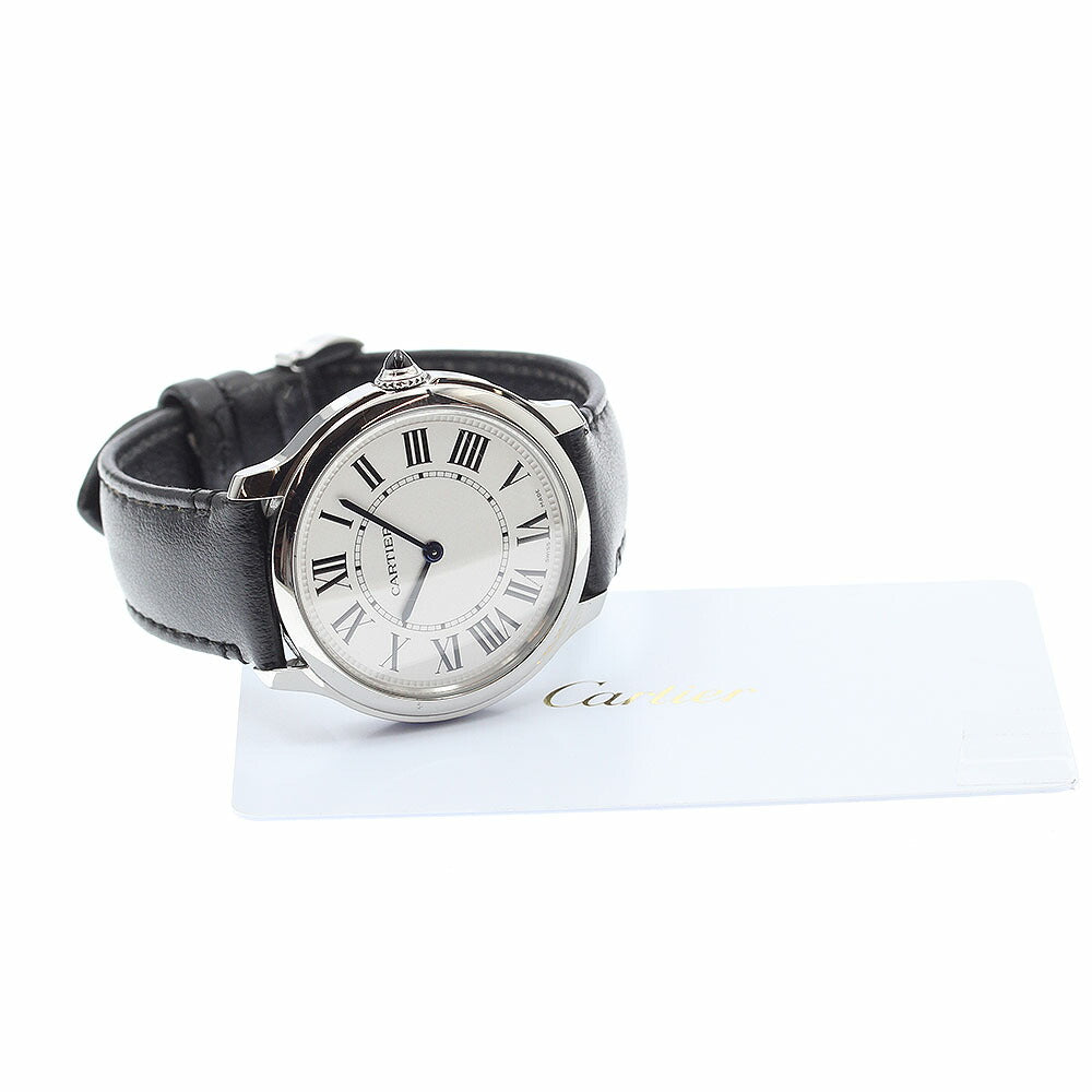 CARTIER WSRN0031 Mastrond Quartz Boys' Watch with Warranty