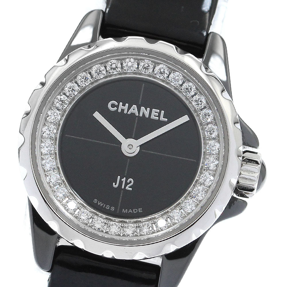 CHANEL H4663 J12 XS Diamond Quartz Women's Watch Excellent Condition