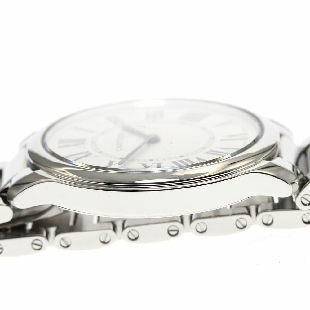 CARTIER WSRN0034 Ronde Must de 36mm Quartz Boys' Watch Excellent Condition with Warranty Card