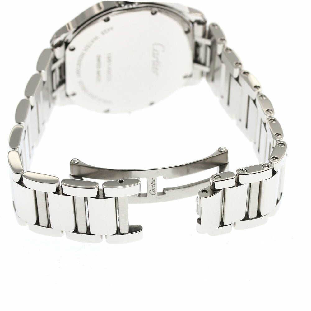 CARTIER WSRN0034 Ronde Must de 36mm Quartz Boys' Watch Excellent Condition with Warranty Card