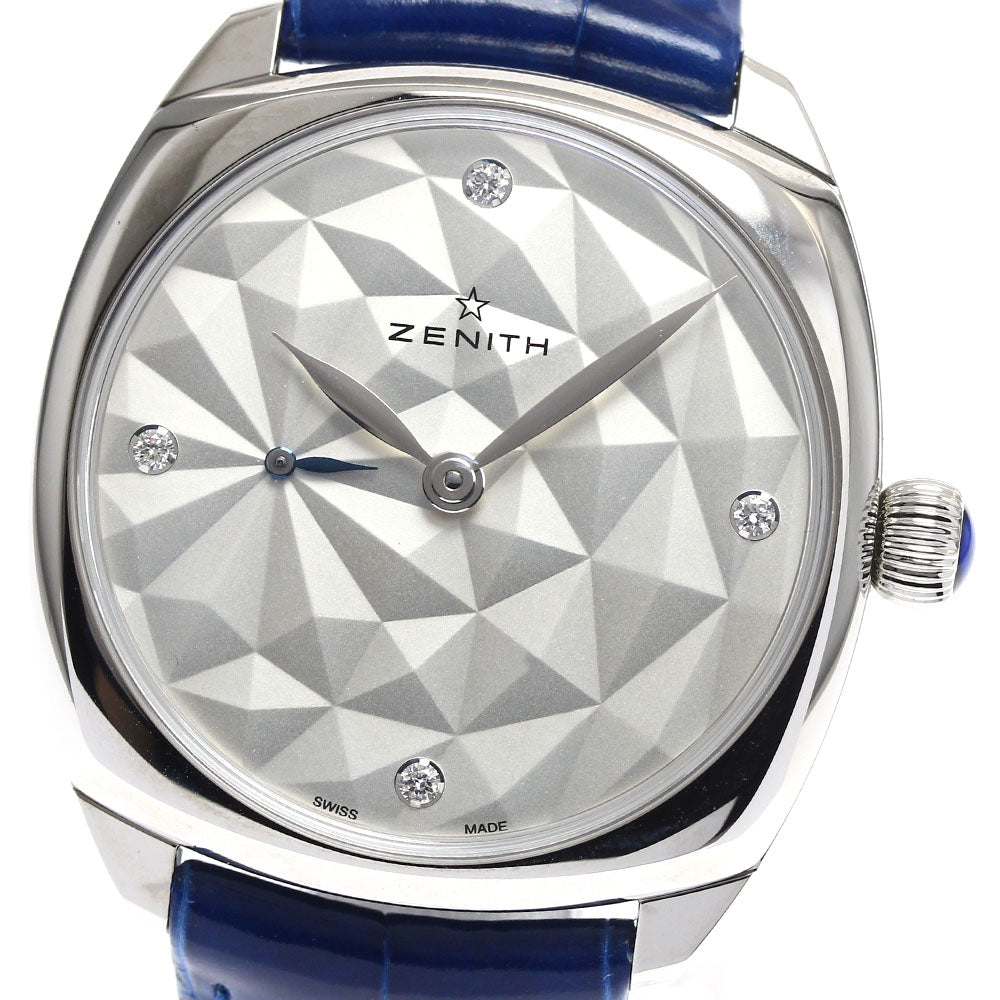 ZENITH 03.1971.681 Star 4P Diamond Small Seconds Automatic Ladies' Watch Excellent Condition with Warranty Card