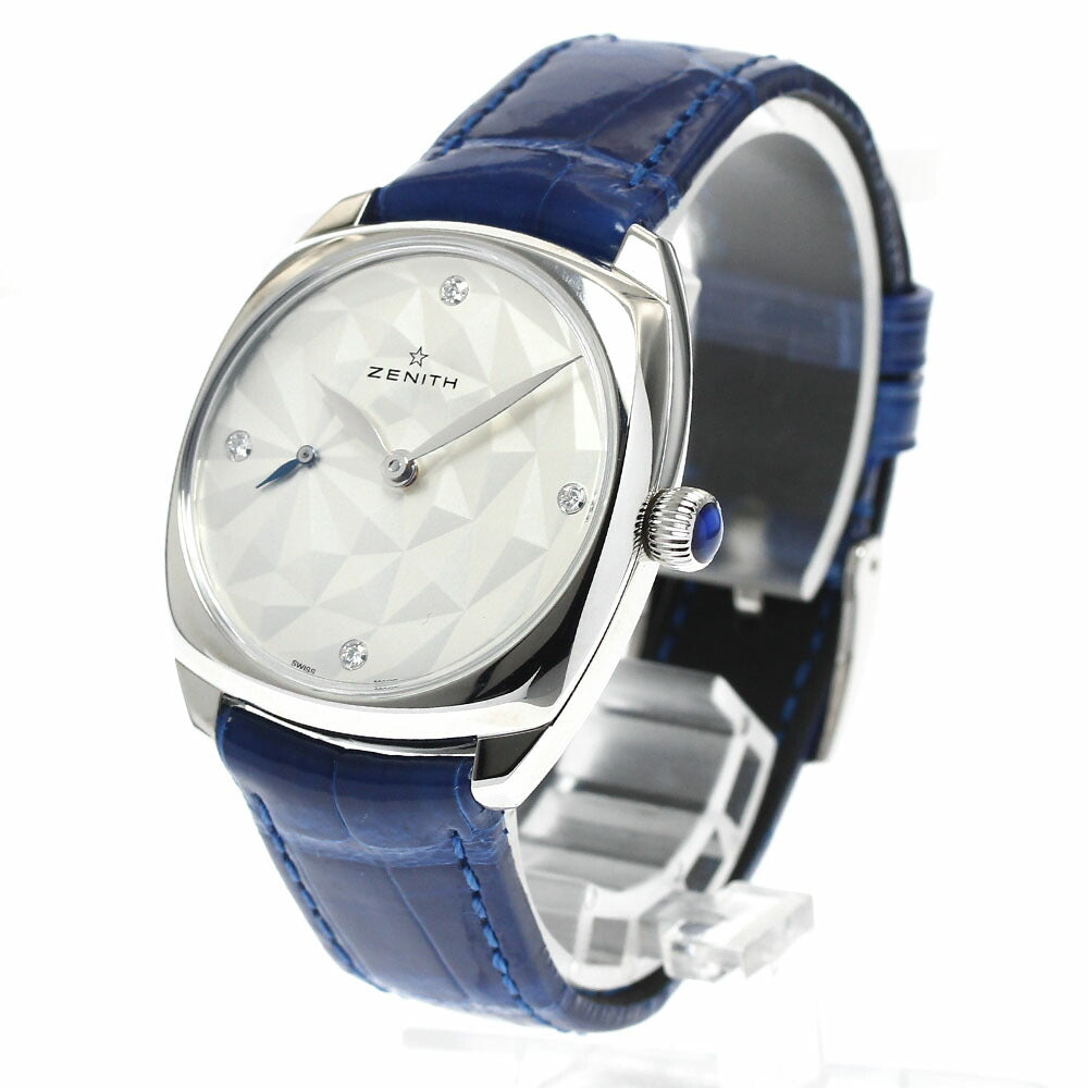 ZENITH 03.1971.681 Star 4P Diamond Small Seconds Automatic Ladies' Watch Excellent Condition with Warranty Card